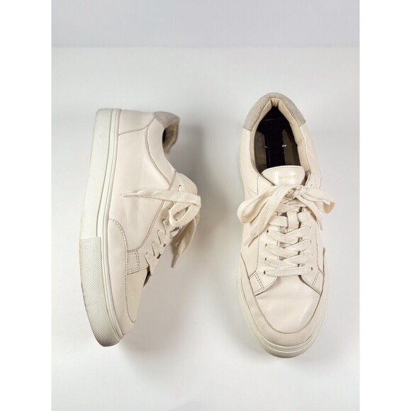 Birdies Womens Shoes Beige The Cardinal Seashell Leather Casual Sneakers US 9 - Picture 4 of 10